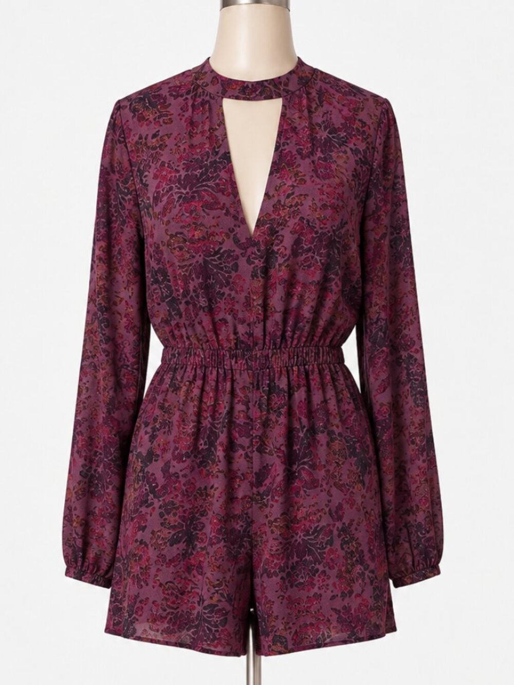 Love on a Hanger Medium Plum Romper